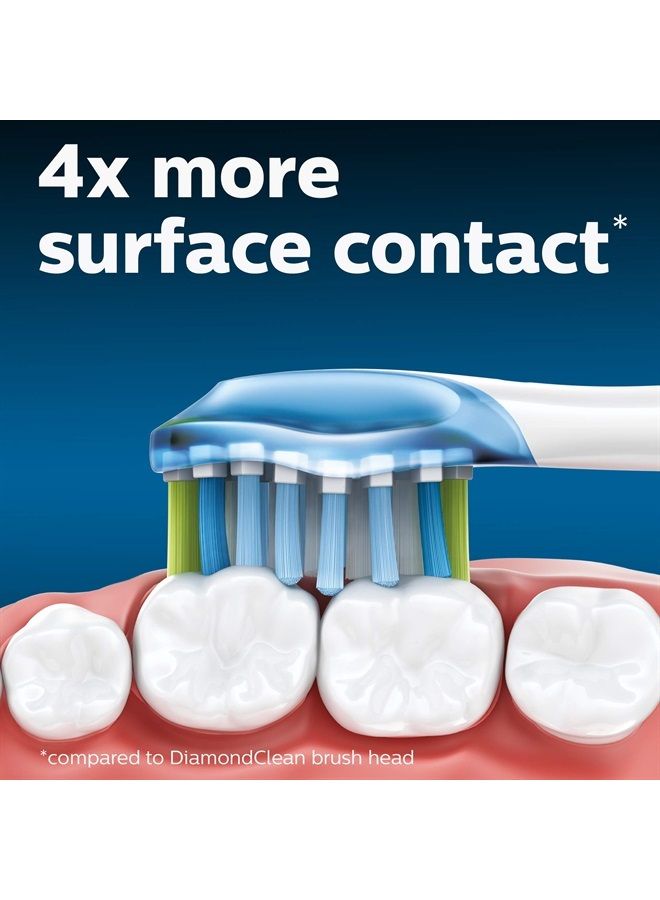Sonicare Philips Sonicare Genuine C3 Premium Plaque Control Toothbrush Heads, 4 Brush Heads, White, HX9044/65  - Image 2