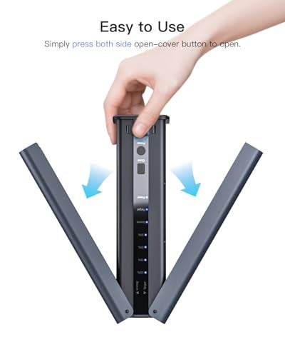Inateck M.2 NVMe Dual SSD Enclosure with Cooling Fan, 10Gbps USB-C NVMe Docking Station for M.2 2230/2242/2260/2280 SSDs (M & B+M Key), SA02005 - Image 5