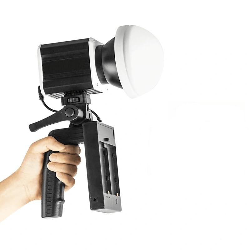 DIGITEK® (DCL 60WBC) 60W Bi Color Handheld Continuous LED Light with Diffuser & Remote, 9 Special Effect Modes, AC/DC Power - 2800K-6800K, Color Temp Control, 96 CRI, 7800 Lumen, Ideal for Shooting - Image 1