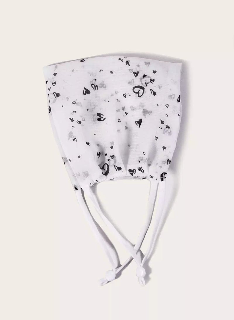 Heart Pattern Face Covering  - Image 4