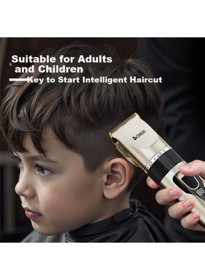 Chigo Electric Hair Clipper Hair Pusher Electric Pusher Electric Hair Clipper Household Adult Baby Hairdressing Artifact Self-Haircutting Device Shaving Hair Clipper Shaving Head Razor Hairdressing To - Image 1