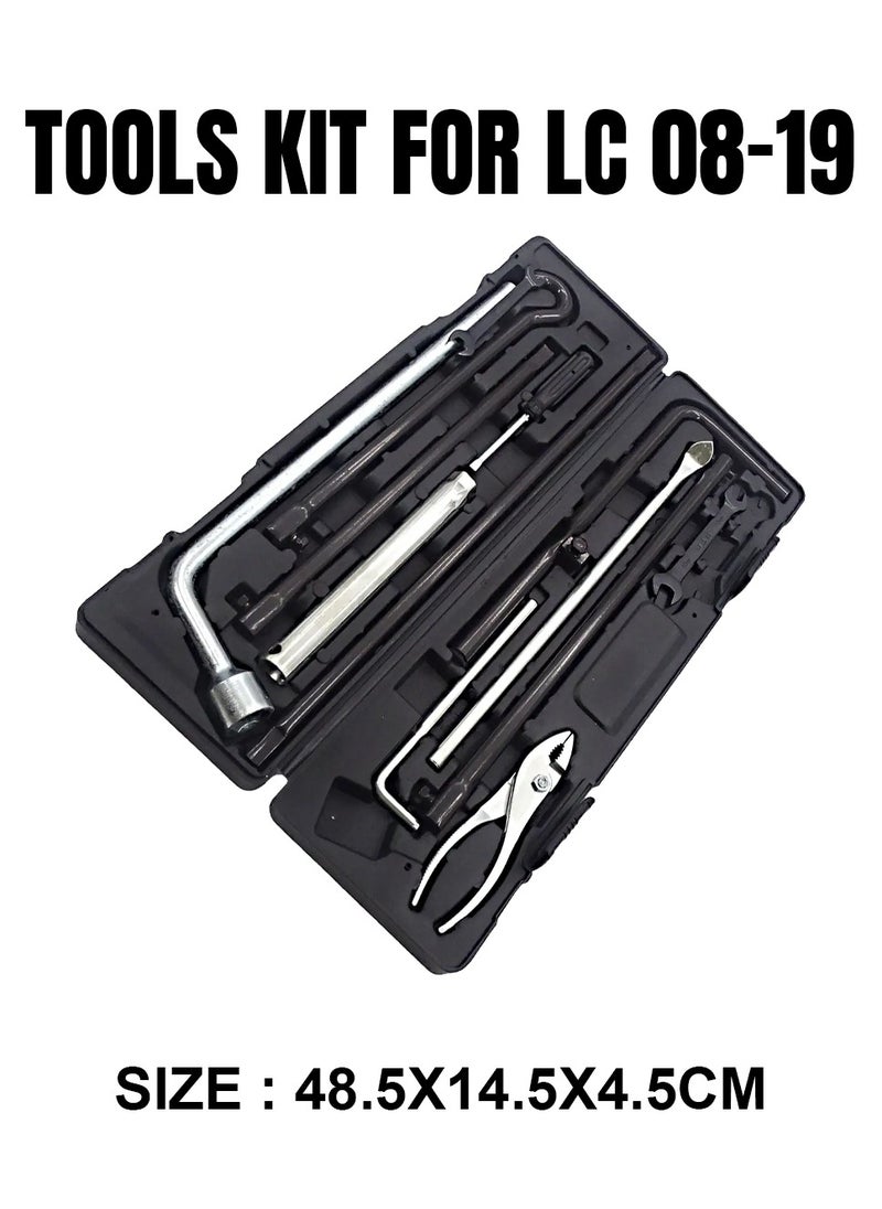 MTOOLS Car Jack Rod Lever Kit Wheel Spanner For Car Tools Kit For Land Cruiser LC 08-19 MTOOLS  - Image 1