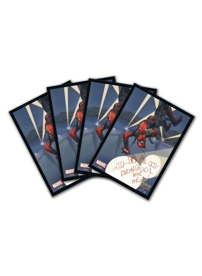 Upper Deck Deadpool Sleeves (65 Count, Clear Plastic Card Sleeves) - Image 1