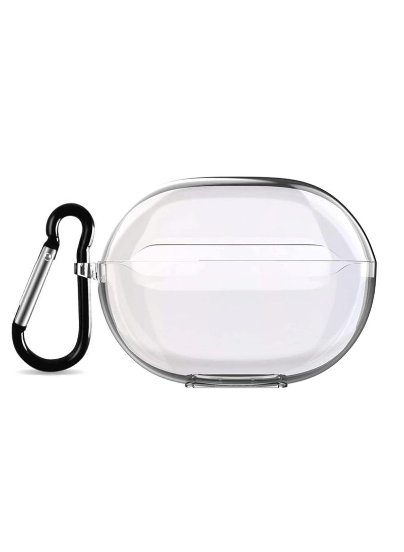 TPU Case Compatible with Huawei Freebuds 4i Wireless Earphone Protective Charger , Wireless Earphones Skin Cover with Keychain Hook (Clear) - Image 1