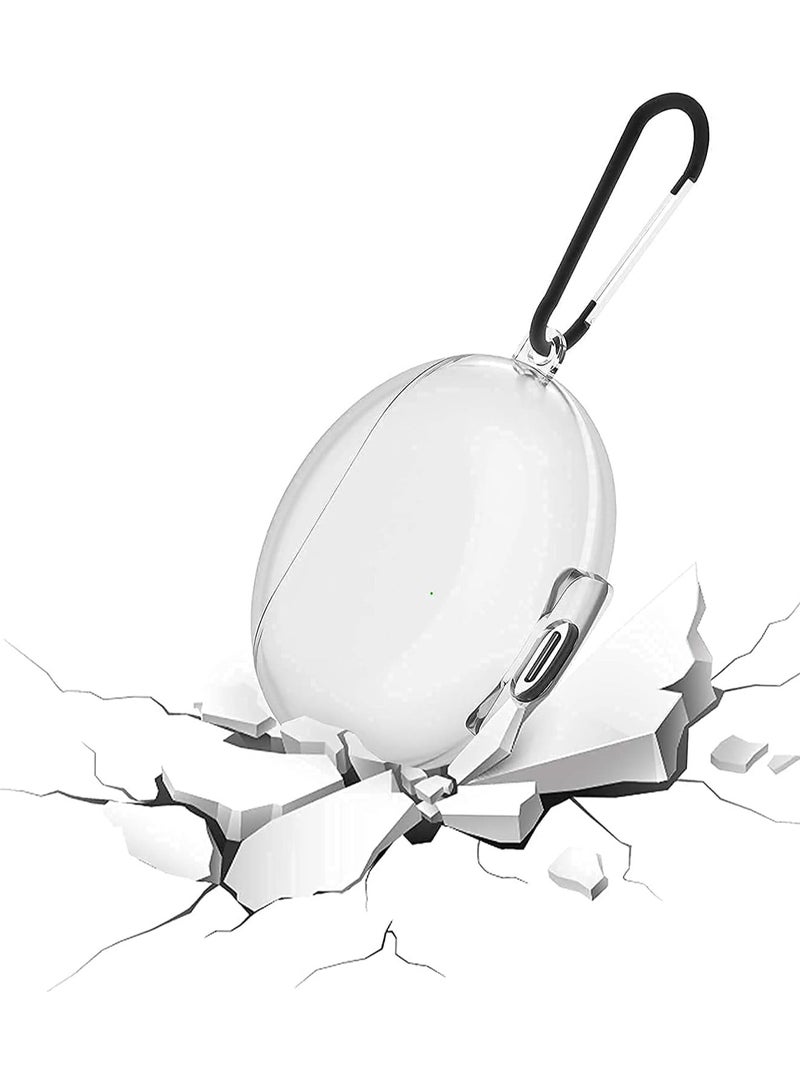 TPU Case Compatible with Huawei Freebuds 4i Wireless Earphone Protective Charger , Wireless Earphones Skin Cover with Keychain Hook (Clear) - Image 2