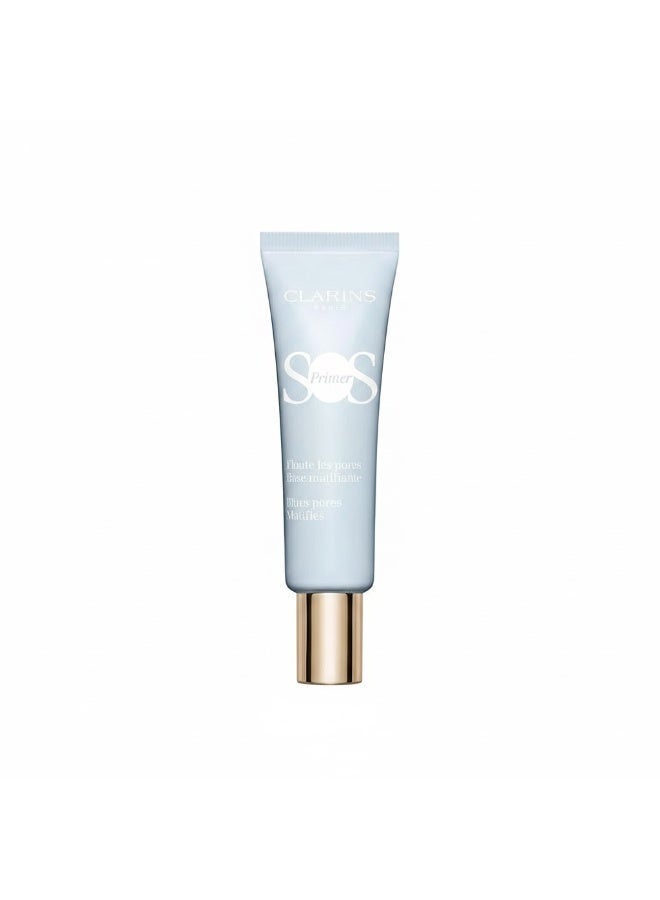 Clarins SOS Color Correcting Face Primer in the Matifying shade, 30 ml size. - Image 1