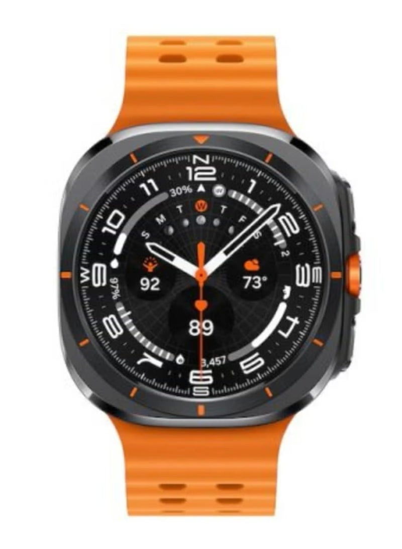 W7 AI Smart Watch Ultra, Rugged Design IP68 Waterproof Blood Oxygen Monitoring Watch, Amoled Screen Display Sleep Monitoring Fitness Watch With 100 Plus Exercise Modes, (Orange) - Image 2