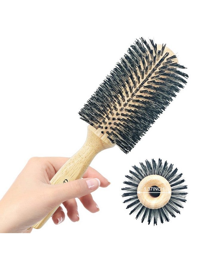 SUNBIRD Hair Brush Professional Round Brush For Drying Increase Volume And Shine Precise Hair Styling And Salon Hair Drying Essential Tools (Large) - Image 1