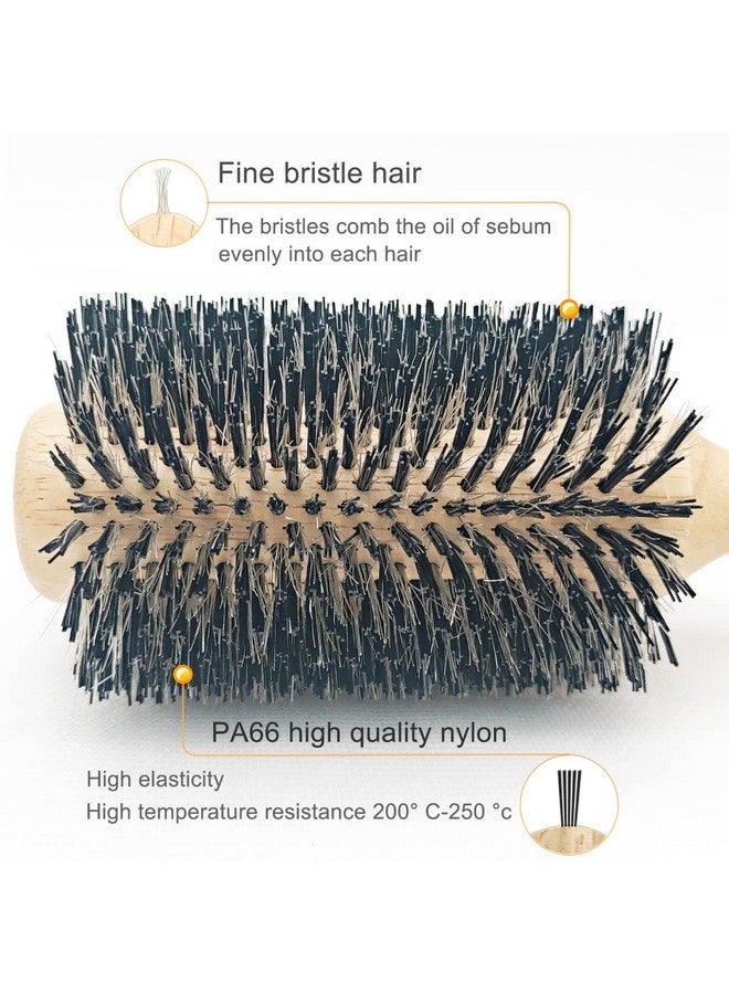 SUNBIRD Hair Brush Professional Round Brush For Drying Increase Volume And Shine Precise Hair Styling And Salon Hair Drying Essential Tools (Large) - Image 3