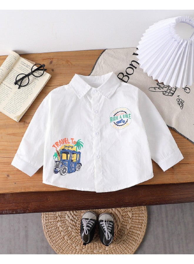 Boys' Fashion Shirt, New Arrival For Autumn, Toddler Casual Shirt Trendy - Image 1