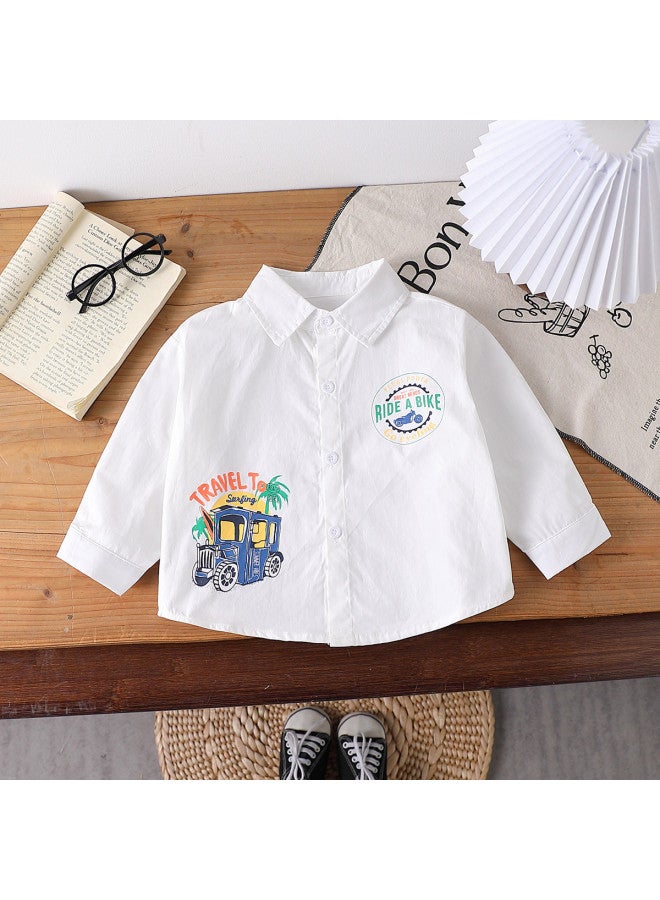Boys' Fashion Shirt, New Arrival For Autumn, Toddler Casual Shirt Trendy - Image 2