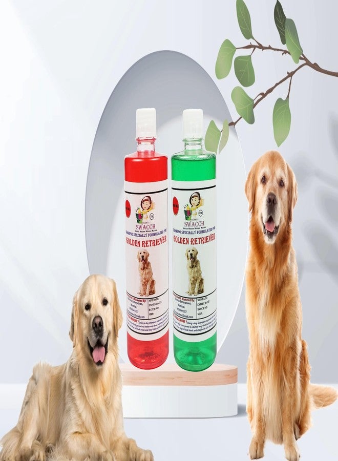 SWACCH Shampoo Specially FORMULATED for Golden Retriever (500ML) (Combo Pack of 2) Jasmine & NEEM ALOVERA - Image 2