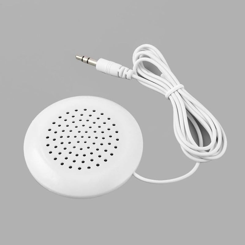 Mini White Pillow Speaker 3 5mm Jack for CD Radio MP3 Player - Image 2