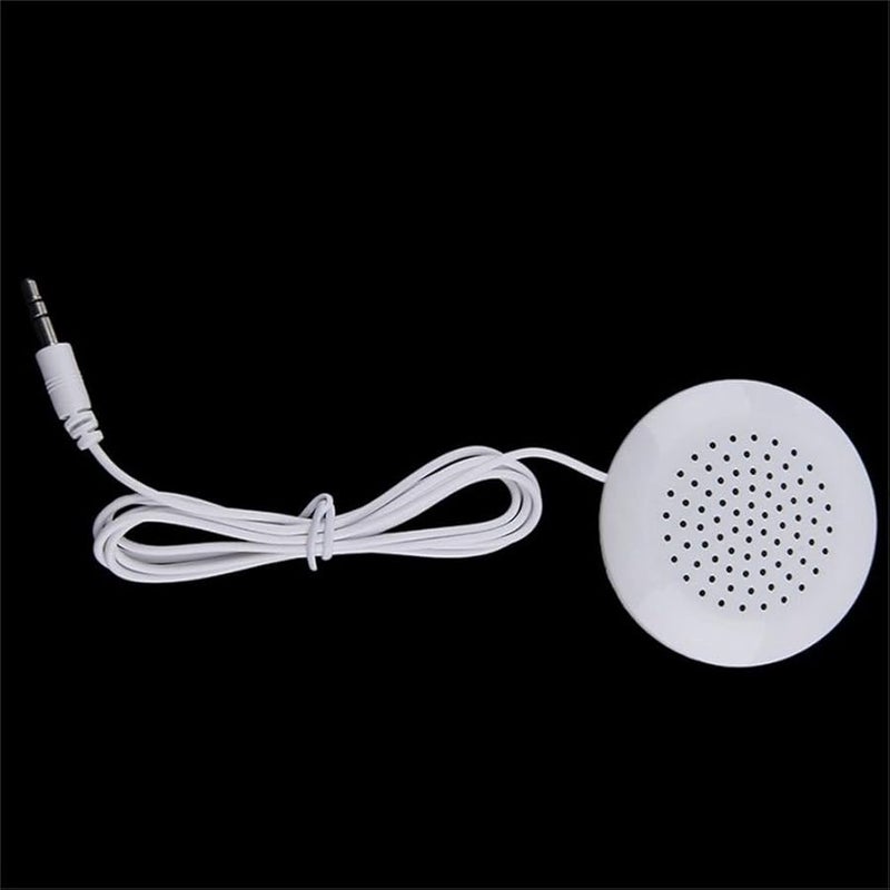 Mini White Pillow Speaker 3 5mm Jack for CD Radio MP3 Player - Image 5