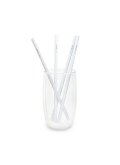 BRIGHTLY LABS Stainless Steel Reusable Drinking Straws Set of 4 with Cleaning Brush - Eco-Friendly Metal Straws for Drinks, Cocktails, Smoothies - Durable, Hygienic, and Sustainable Alternatives to Plastic  - Image 2