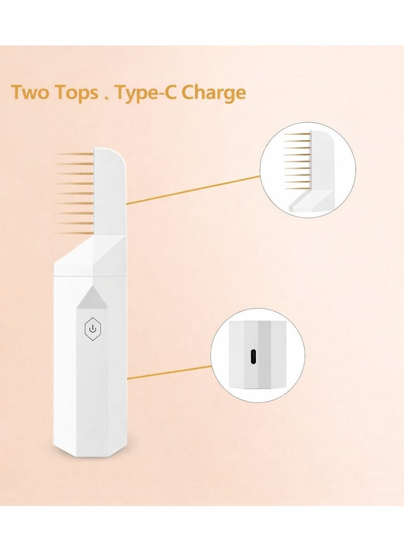 Portable, handheld, rechargeable electric hair steamer with USB port - Image 3