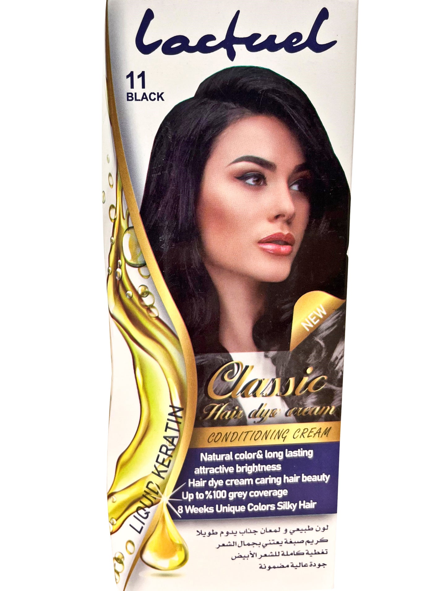 Lactuel Classic Hair Dye Conditioning Cream 11 Black 100 Ml