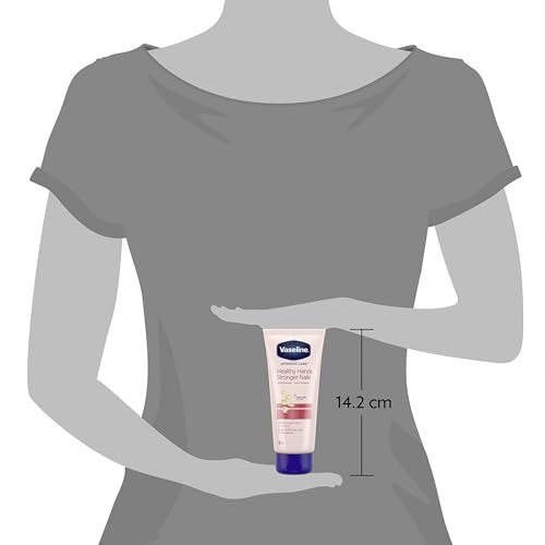 Vaseline Lotion, Healthy Hands Stronger Nails with Keratin 3-Pack – Intensive Care Hand Lotion with Petroleum Jelly, 3.4 Oz Ea - Image 5