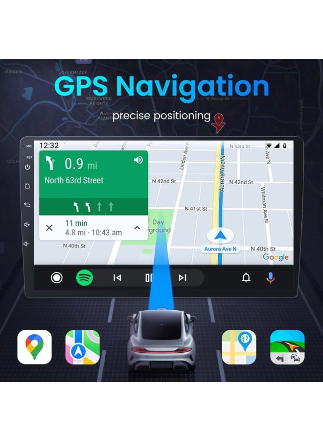 Jerqry Car Stereo Radio for Hyundai Santa Fe 2013 2014 2015 2016 2017 Carplay&Android Auto DSP GPS Bluetooth FM 1080P Backup Camera 1280 * 800 Touchscreen - Image 5