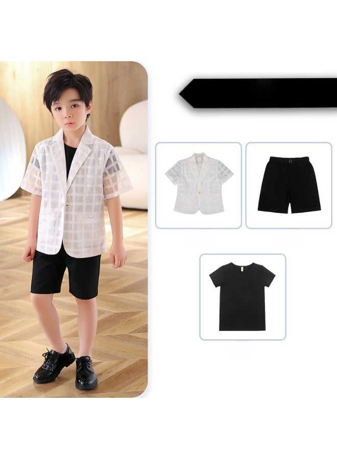Shougu Short Sleeved Hollowed Out Casual Children's Suit  - Image 1
