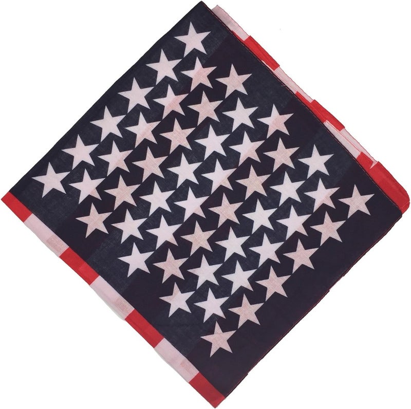 Boolavard 1s, 6s, 9s or 12 Pack Cowboy Bandanas Bandana with Original Paisley Pattern - Image 1