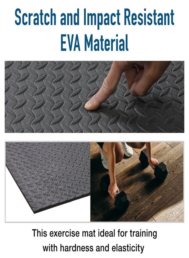 Japard Large Workout Exercise Mat 7' x 3', Extra Wide Pilates Mat 7mm Thick EVA Foam, Non-Slip Home Gym Floor Mat for Yoga, Stretching, Stationary Bike, Treadmill & Fitness Equipment - Image 4