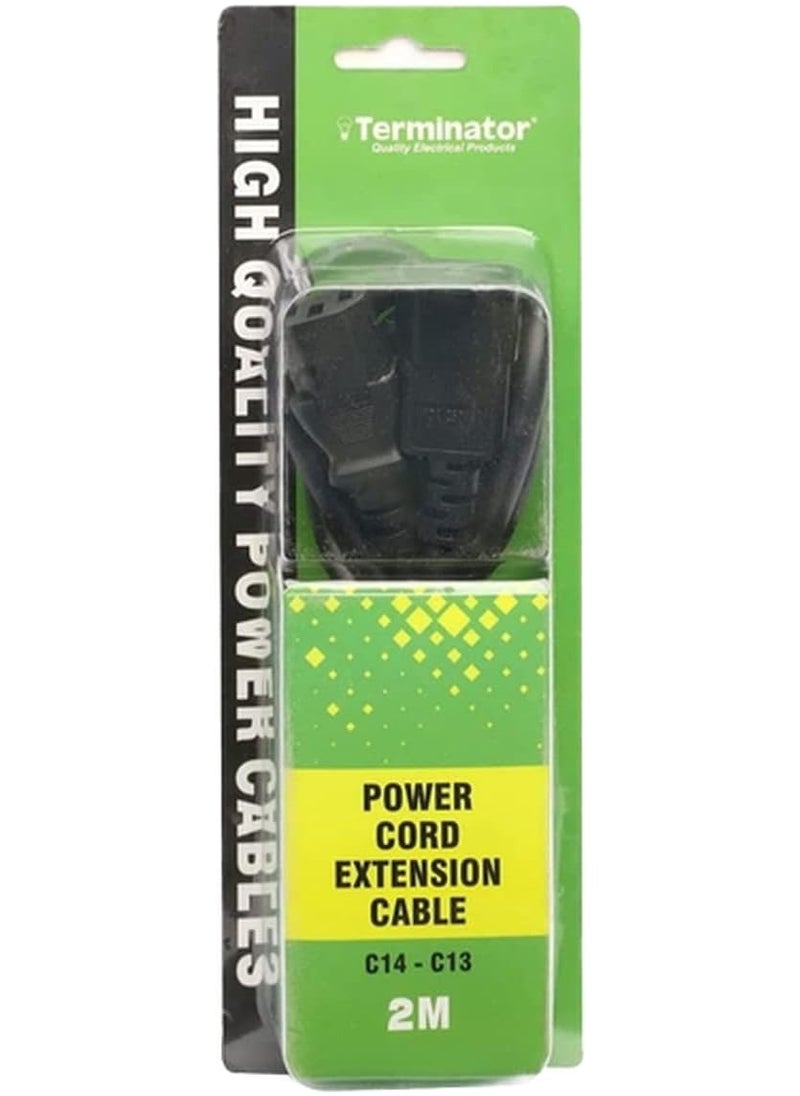Terminator Terminator High Grade Power Cable 2 Meter 13A (Tc-2M-Ec) 20X15X25 