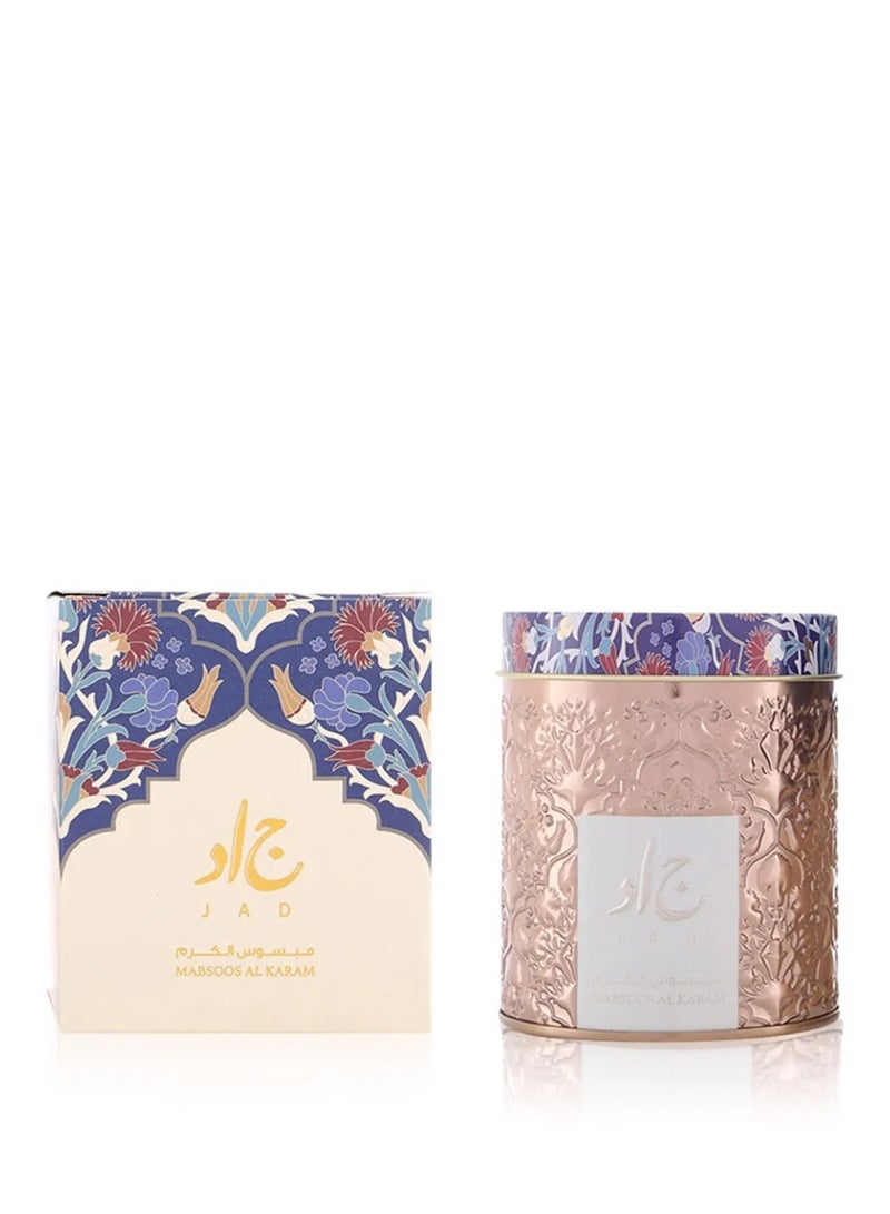 جاد بخور مبسوس الكرم برائحة البخور الفواحة والجذابة - مبثوث بخور الكرم بنوتة عطرية من الورد والخشب والفانيلا المناسبة لكافة المواسم - هدايا مناسبة للجنسين وللمنزل افضل بخور للبيت اصلية 100% - 30 جرام - Image 2