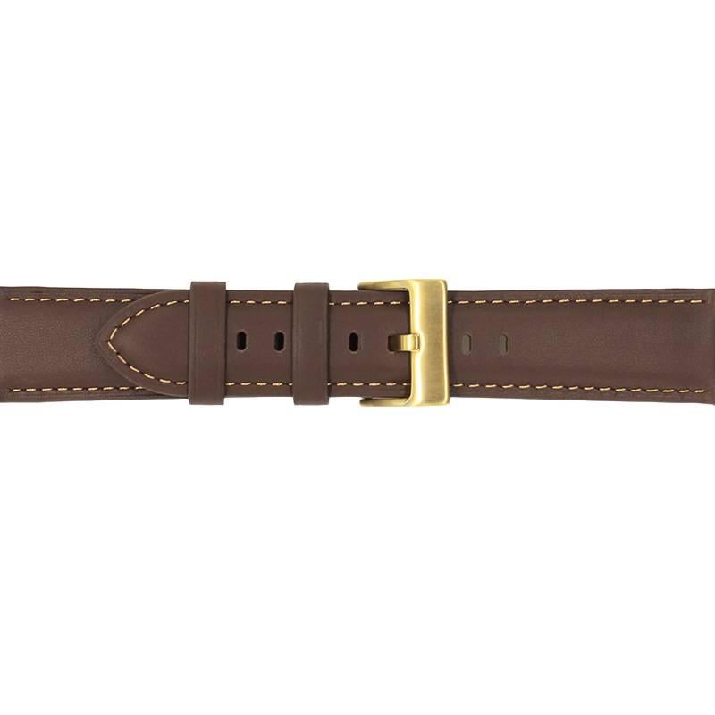Adjustable Leather Gray Classic Strap Smartwatch Band Compatible with Samsung Galaxy Watch with Fit Replacement Strap for Daily Wear - Image 5