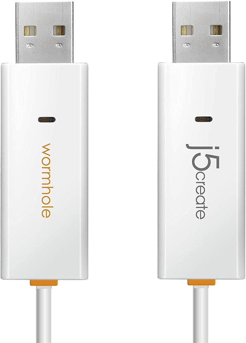 J5 Create j5create Data, Keyboard, and Mouse Sharing/Transfer USB Cable Transfer Data Between Mac and Windows [Wormhole Switch] (JUC400) - Image 1