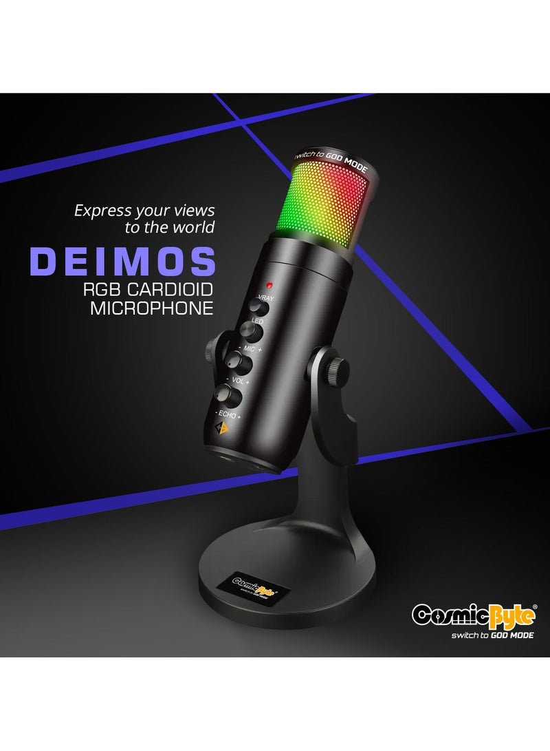 Jmary PW9 Professional Metal Voice USB Condenser Studio And Podcast Recording Gaming Microphones - Image 3