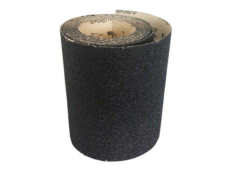 8 Inch x 5 Meters Starcke Sandpaper Rolls - 36 Grit Silicon Carbide Sand Paper Rolls, Heavy Duty Roll Sandpaper Sheets for Wood, Stone, Concrete and Plastics, Auto Sandpapers, Wood Floor Sanders