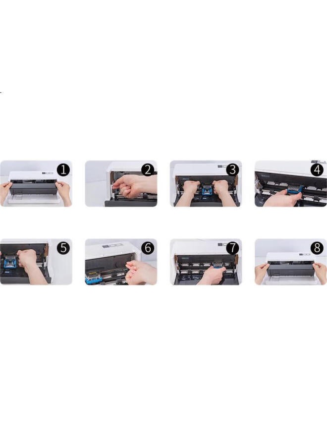 Deli Dls-730K High-Capacity Dot Matrix Printer Black Ribbon, 16-Meter Spool (Compatible With De-730K, Dl-730K, Dl-630Kii) - Image 2