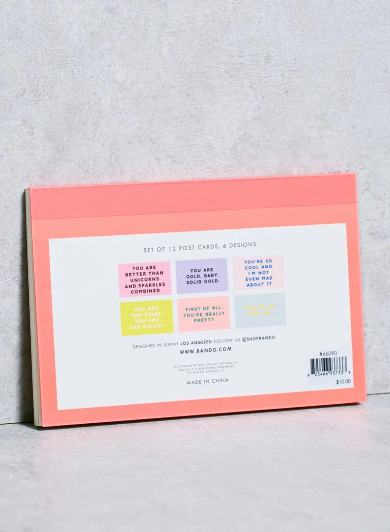 ban.do Multipack Compliment Postcards