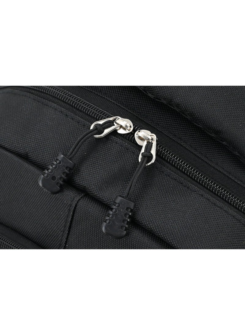 Royal "Royal Carry RC-028 18-Inch Durable Laptop Backpack | Water-Resistant Polyester, Large Anti-Theft Laptop Compartment, Ergonomic Straps, Side & Front Pockets for Work, College & Travel | Stylish Black Laptop Bag" - Image 2