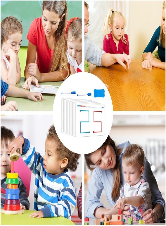 SHOPVILLA Brain Training Set, Brain Training Memory Book - Hand and Brain Coordination Book, Left and Right Brain Development Book for Parent-Child Interaction - Image 4