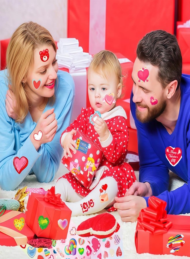 مجموعة ملصقات قلوب عيد الحب للأطفال من UDTAATO، 720 قطعة، 48 ورقة حب لأعمال عيد الحب اليدوية، هدايا حفلات الصف الدراسي، صندوق هدايا، ظرف، صندوق هدايا زفاف، ظرف، أكياس هدايا الزفاف - Image 3