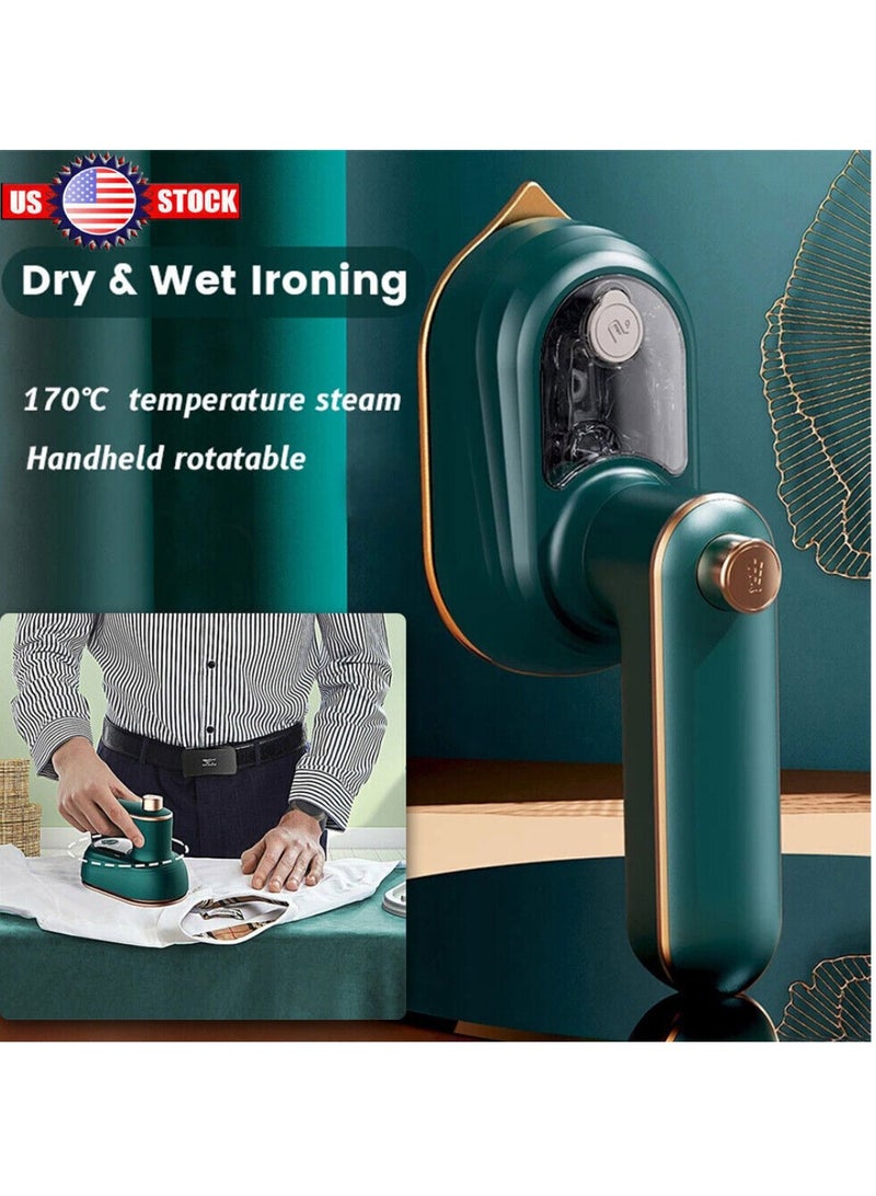 Yuwell Garment Steamer Portable Handheld Steamer Mini Clothes Ironing Machine Mini Electric Micro Iron For Home Travel And Business Green  - Image 5