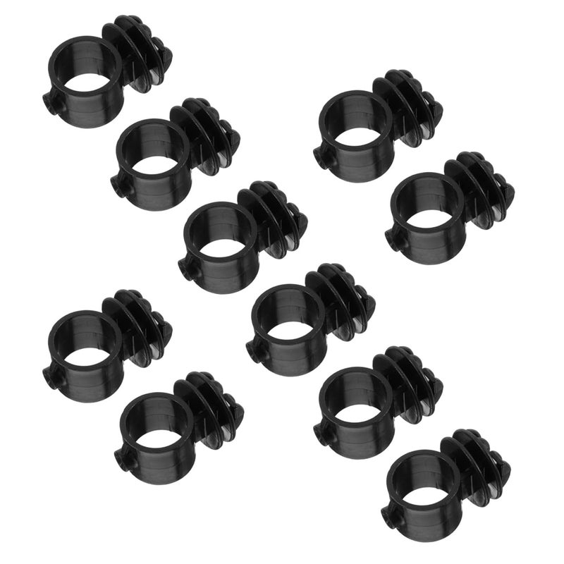 10pcs Black Electric Fence Insulators for High Tension Wire Easy Installation Farm Fencing Livestock Safety - Image 1