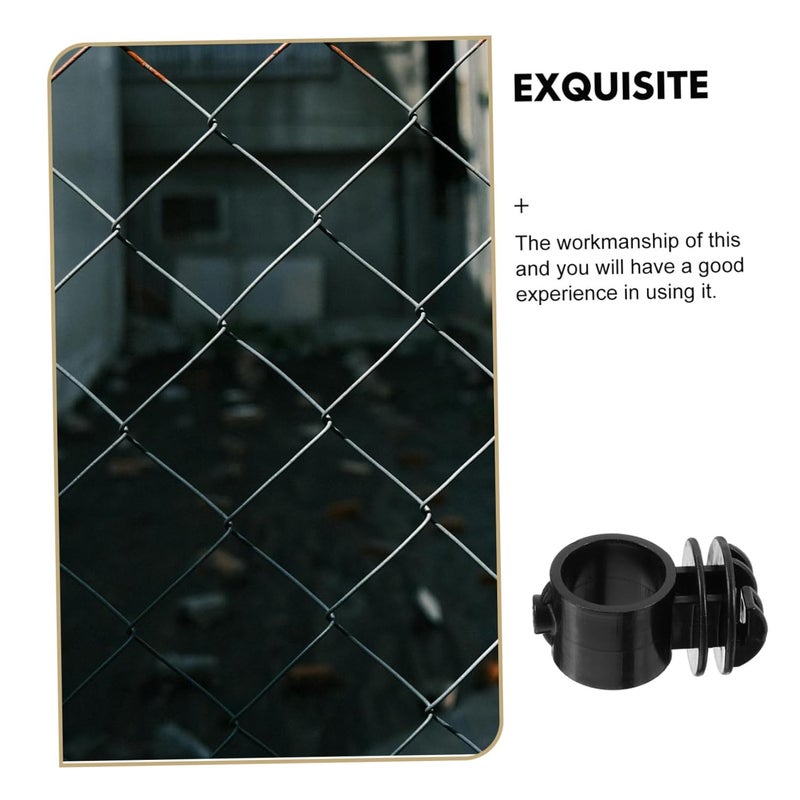 10pcs Black Electric Fence Insulators for High Tension Wire Easy Installation Farm Fencing Livestock Safety - Image 3