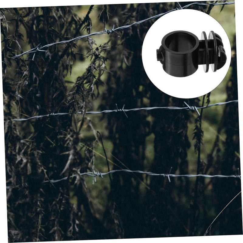 10pcs Black Electric Fence Insulators for High Tension Wire Easy Installation Farm Fencing Livestock Safety - Image 4