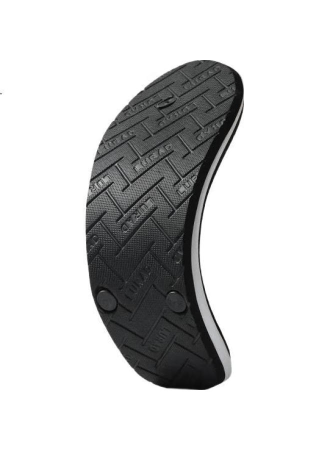 LURAD Men'S Summer Flip Flops Outdoor Casual Beach Shoes Personality Flip Flops Triangle Pattern 39-40 - Image 2