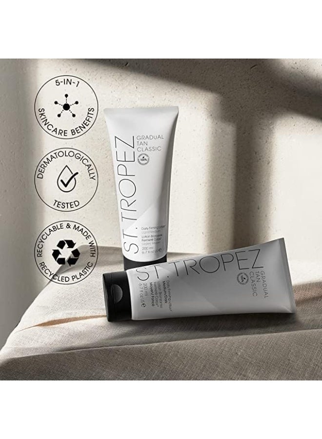 ST.TROPEZ St. Tropez Gradual Tan Classic Daily Firming Lotion Medium/Dark 200ml 6.7ft oz - Image 3