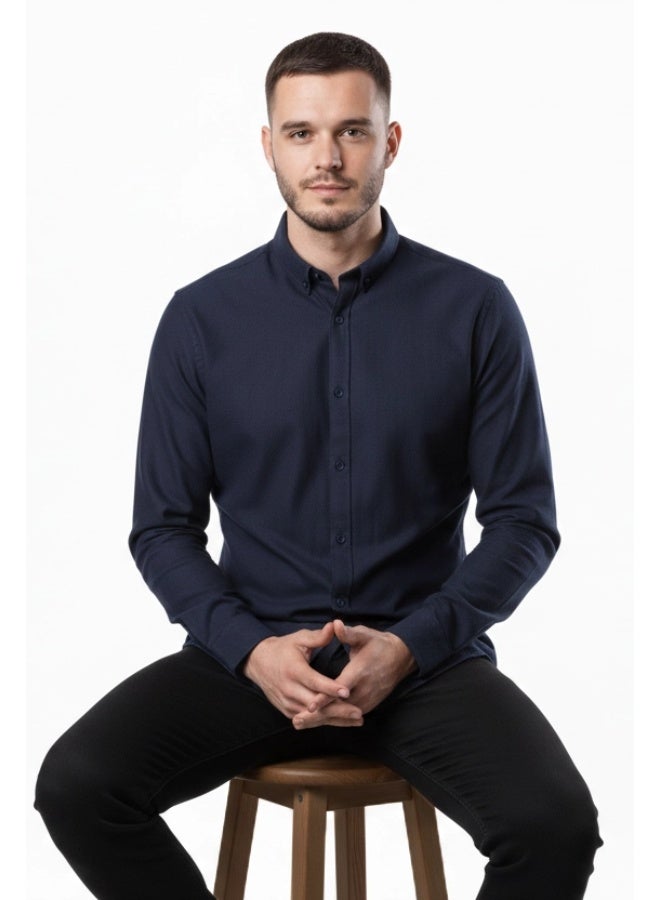 Dayton Oxford Stretch Shirt - Image 3