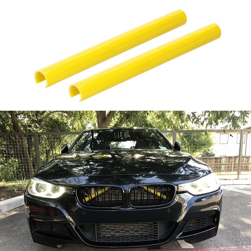Car Trim: Yellow Premium ABS Material Corrosion & Scratch Resistant Direct Fit - Vehicle Upgrade Replacement for BMW 1 2 3 4 5 6 7 Series for Car Decoration - Image 4
