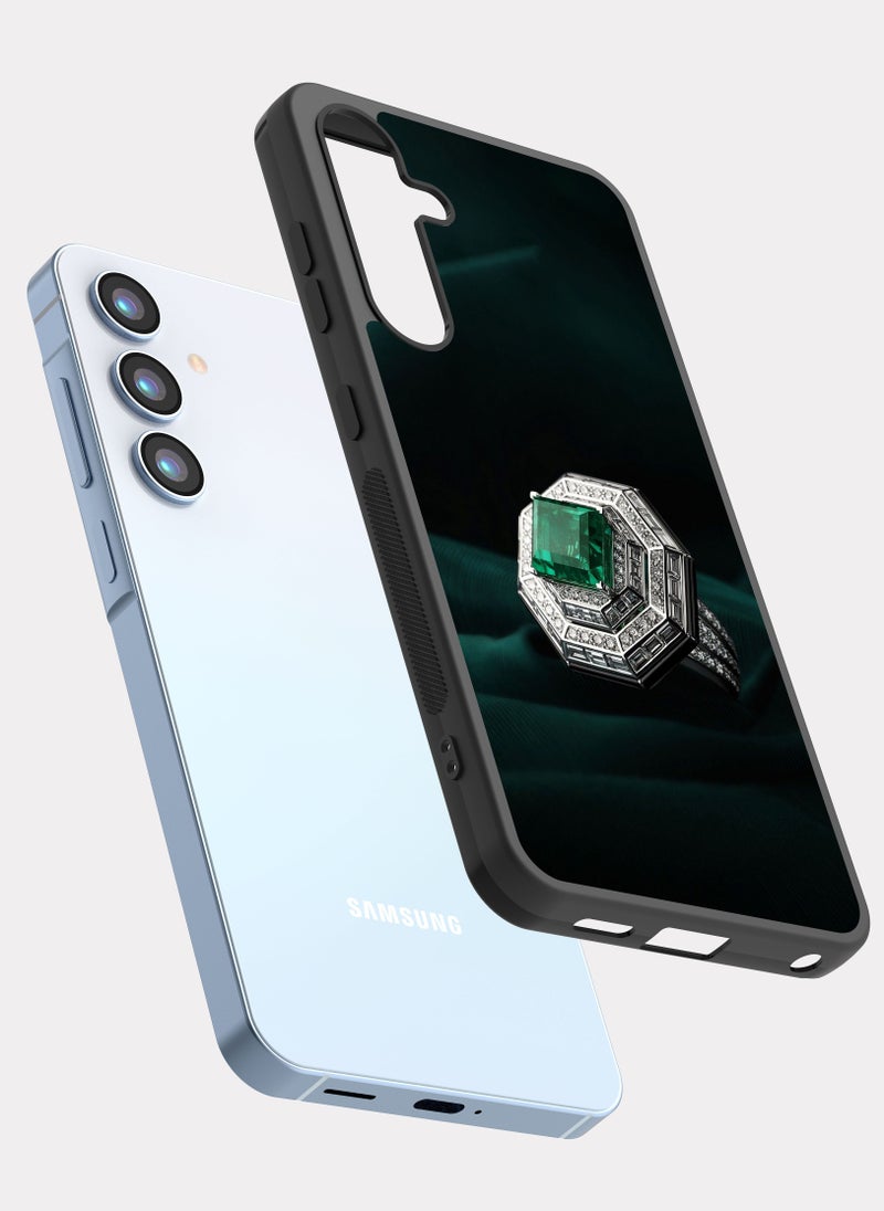 بكسلات كفر سامسونج جالكسي ايه 55 خاتم زمرد فيروزي - Image 2