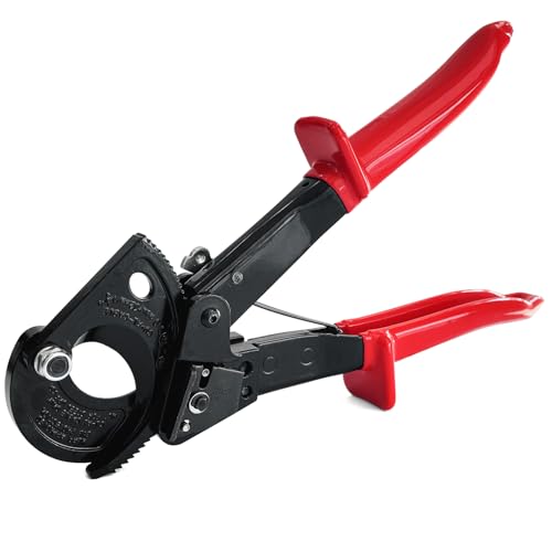 Socpuro Heavy Duty Ratchet Cable Cutter Aluminum Copper Wire Up to 240mm600MCM - Image 1