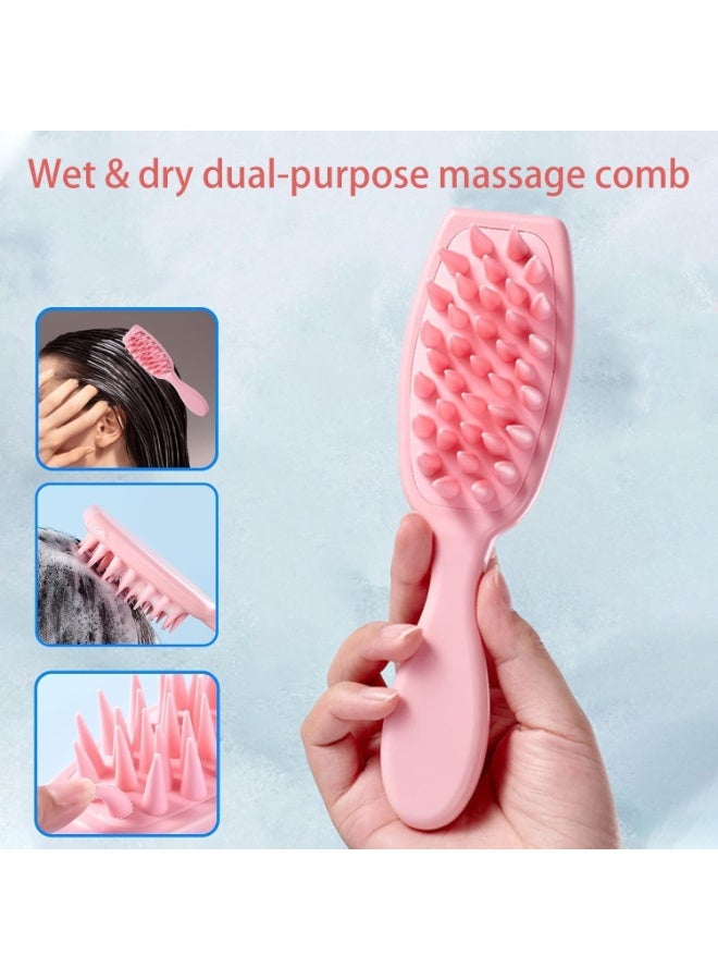 Generic Silicone Scalp Massage Shampoo Brush, Scalp Cleaning Brush for Hair Removal, Hair Cleaning Tool for All Hair Types  - Image 4