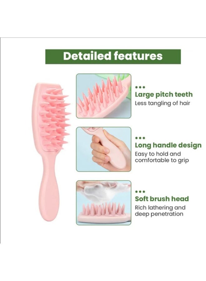 Generic Silicone Scalp Massage Shampoo Brush, Scalp Cleaning Brush for Hair Removal, Hair Cleaning Tool for All Hair Types  - Image 2