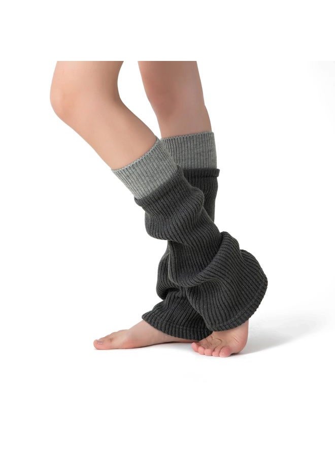 Soxbang Leg Warmers Kawaii Y2K Harajuku Legwarmers for Girls & Women - Gyaru, Goth & Lolita Accessories, Darkgrey, One size - Image 1